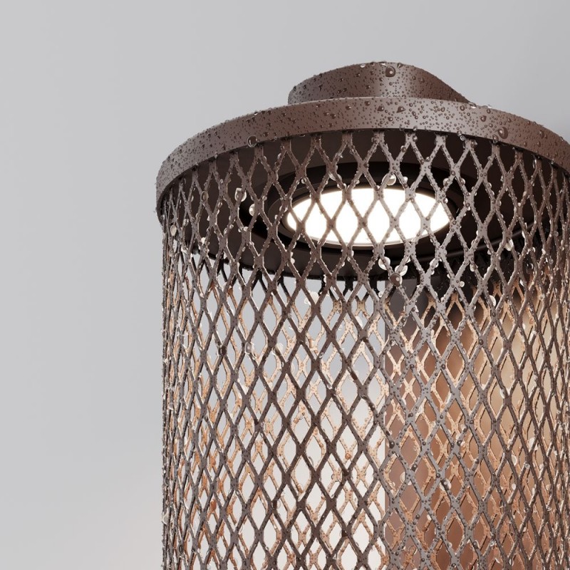 Maytoni-O166WL-L6BRK - Latticea - Brown LED Wall Lamp IP54