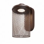 Latticea - Brown LED Wall Lamp IP54