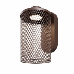 Latticea - Brown LED Wall Lamp IP54