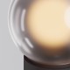 Maytoni-O167TL-L3BRK - Elyra - Brown Rechargeable LED Table Lamp with Smoked & Frosted Glass