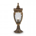 Fleur - Black Gold with Glass Traditional Small Post Fleur - Black Gold with Glass Traditional Small Post
