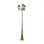 Fleur - Black Gold with Glass Traditional Big Post Fleur - Black Gold with Glass Traditional Big Post
