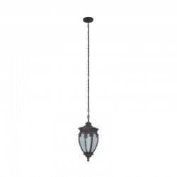 Fleur - Antique Bronze with Glass Traditional Pendant