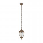 Fleur - Black Gold with Glass Traditional Pendant Fleur - Black Gold with Glass Traditional Pendant