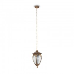 Fleur - Black Gold with Glass Traditional Pendant Fleur - Black Gold with Glass Traditional Pendant