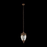 Fleur - Black Gold with Glass Traditional Pendant Fleur - Black Gold with Glass Traditional Pendant