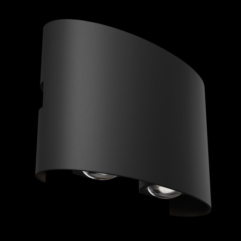 Maytoni-O417WL-L4B3K - Strato - Outdoor Black Up&Down LED Wall Lamp