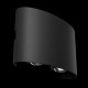 Maytoni-O417WL-L4B3K - Strato - Outdoor Black Up&Down LED Wall Lamp