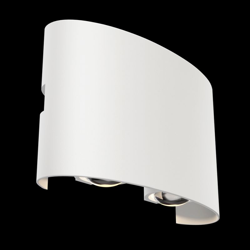 Maytoni-O417WL-L4W3K - Strato - Outdoor White Up&Down LED Wall Lamp