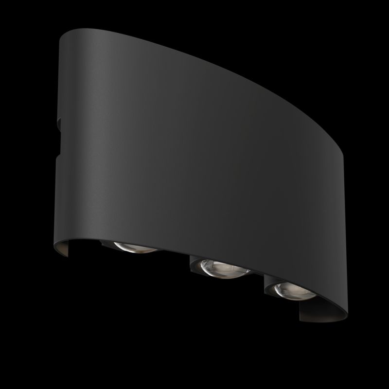 Maytoni-O417WL-L6B3K - Strato - Outdoor Black Up&Down LED Wall Lamp