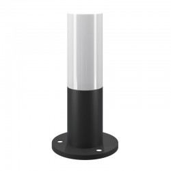 Willis -  Outdoor Black & White Small Bollard Willis -  Outdoor Black & White Small Bollard