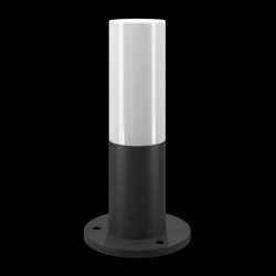 Willis -  Outdoor Black & White Small Bollard Willis -  Outdoor Black & White Small Bollard