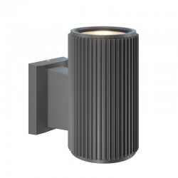 Rando - Outdoor Ribbed Grey Small Wall Lamp Rando - Outdoor Ribbed Grey Small Wall Lamp