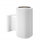 Rando - Outdoor Ribbed White Small Wall Lamp Rando - Outdoor Ribbed White Small Wall Lamp