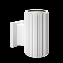 Rando - Outdoor Ribbed White Small Wall Lamp Rando - Outdoor Ribbed White Small Wall Lamp