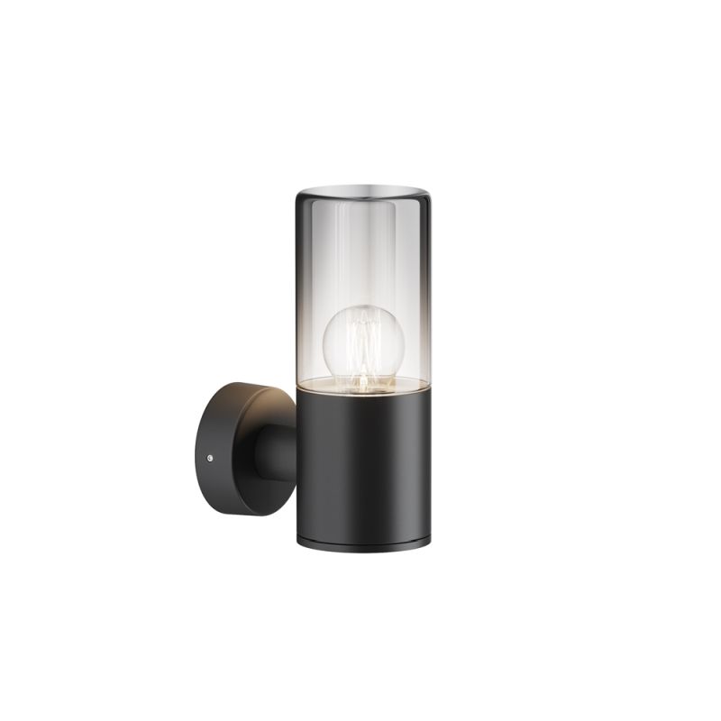 Maytoni-O432WL-01GF - Amas - Outdoor Graphite Wall Lamp with Ombre Glass