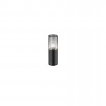 Amas - Outdoor Graphite Bollard with Ombre Glass