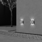Show - Outdoor White Up&Down LED Wall Lamp