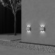 Maytoni-O433WL-L4W3K - Show - Outdoor White Up&Down LED Wall Lamp