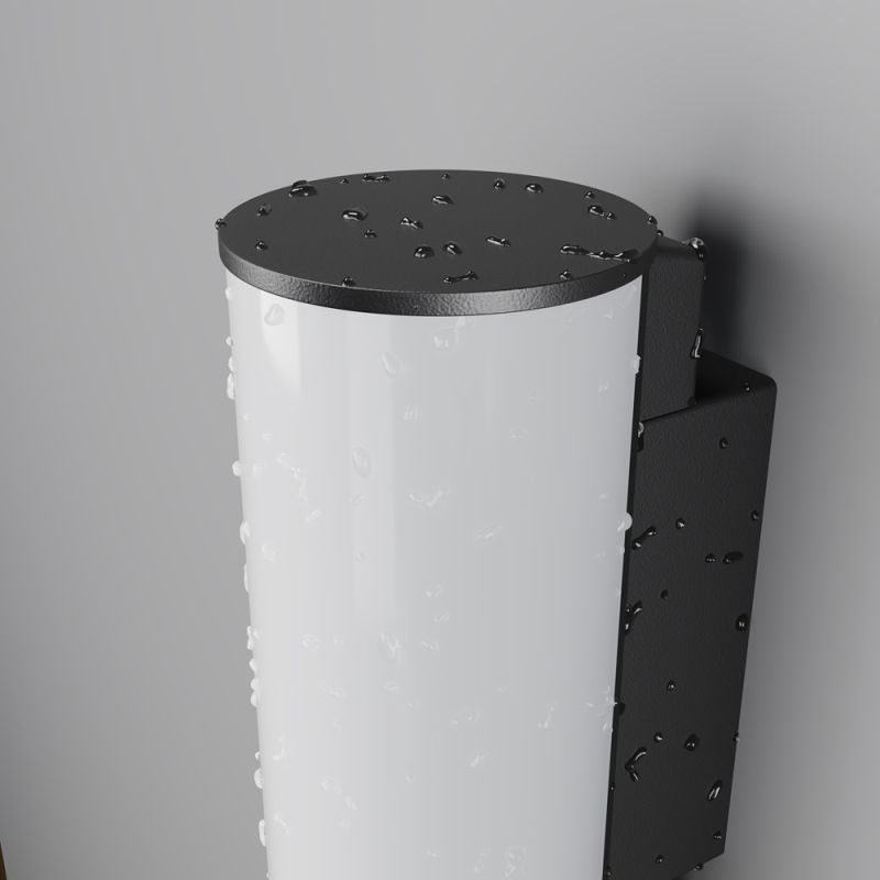 Maytoni-O434WL-L12GF3K - Rock - Outdoor Graphite & White LED Wall Lamp