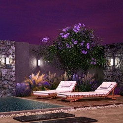 Rock - Outdoor Graphite & White LED Wall Lamp Rock - Outdoor Graphite & White LED Wall Lamp