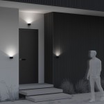 Blow - Outdoor Graphite LED Wall Lamp Blow - Outdoor Graphite LED Wall Lamp