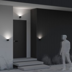 Blow - Outdoor Graphite LED Wall Lamp Blow - Outdoor Graphite LED Wall Lamp