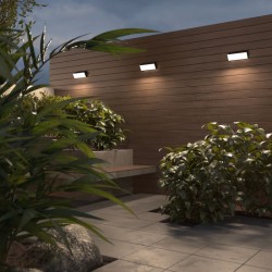 Brick - Outdoor White & Graphite LED Brick Light