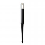 Glide - Outdoor Graphite Spike Spot with Glass Diffuser Glide - Outdoor Graphite Spike Spot with Glass Diffuser