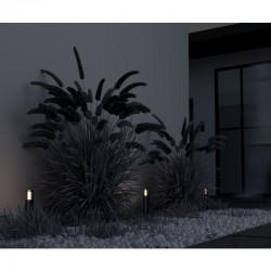 Glide - Outdoor Graphite Spike Spot with Glass Diffuser Glide - Outdoor Graphite Spike Spot with Glass Diffuser