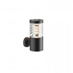 Spir - Outdoor Graphite LED Wall Lamp with Clear Diffuser