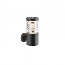 Spir - Outdoor Graphite LED Wall Lamp with Clear Diffuser Spir - Outdoor Graphite LED Wall Lamp with Clear Diffuser
