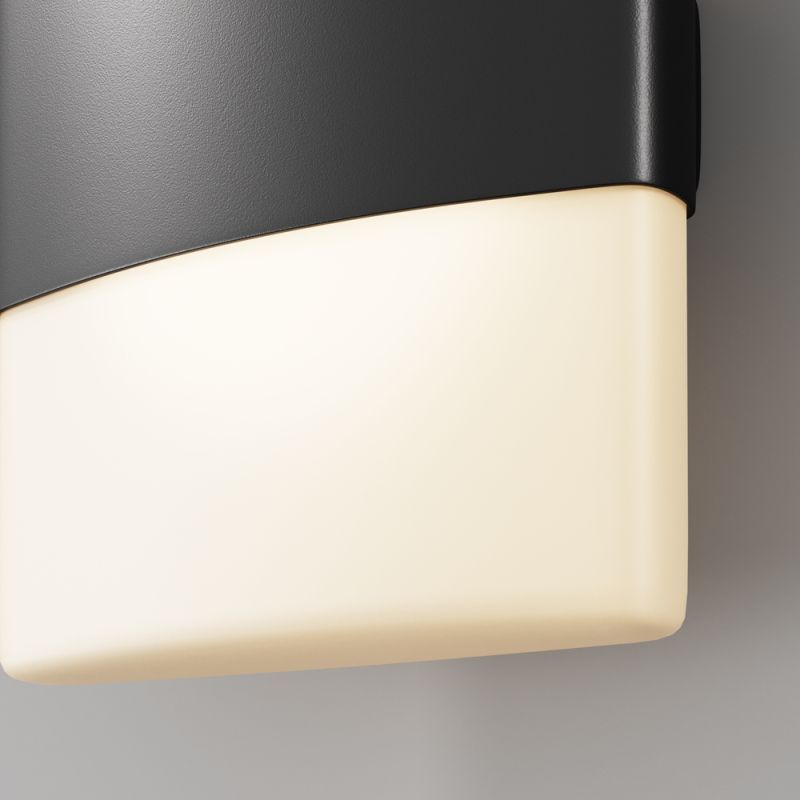 Maytoni-O442WL-L12GF3K - Rom - Outdoor Graphite & White LED Wall Lamp