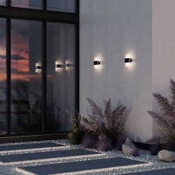 Rom - Outdoor Graphite & White LED Wall Lamp Rom - Outdoor Graphite & White LED Wall Lamp