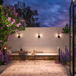 Stock - Outdoor Graphite & White LED Wall Lamp Stock - Outdoor Graphite & White LED Wall Lamp