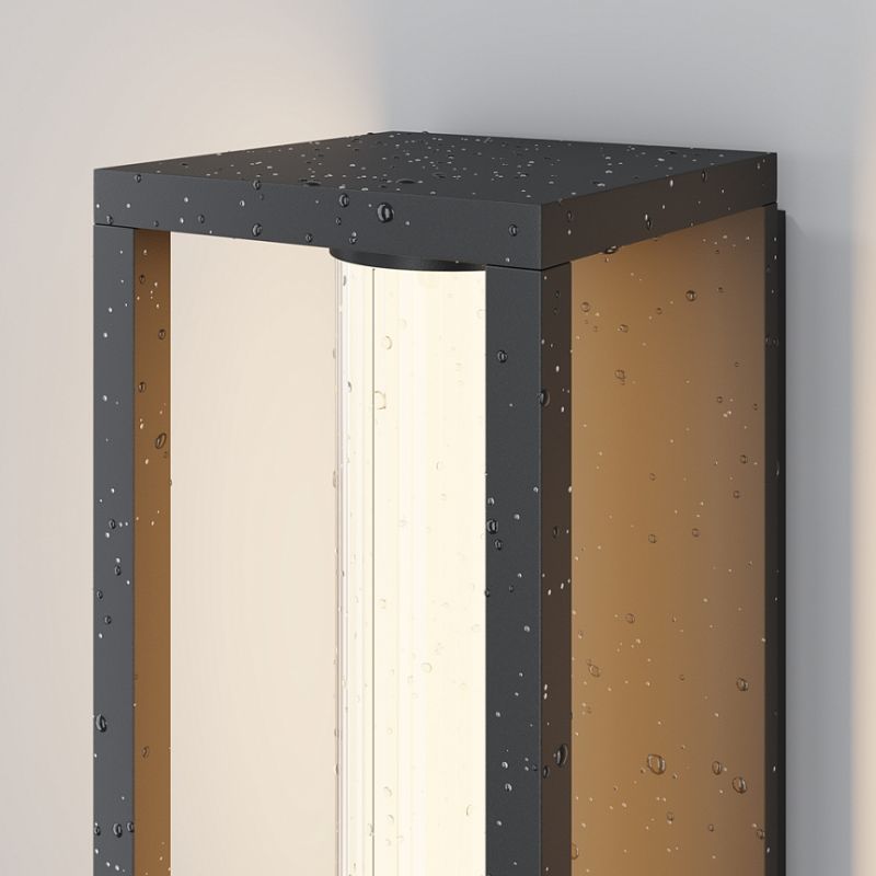 Maytoni-O480WL-L12B3K - Expo - Black Wall Lamp with White Diffuser IP 54
