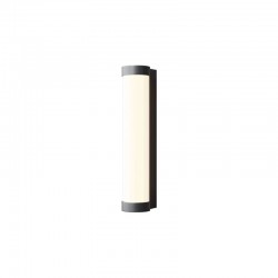 Rounge - Black LED Wall Lamp with White Ribbed Diffuser Rounge - Black LED Wall Lamp with White Ribbed Diffuser