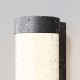 Maytoni-O482WL-L12B3K - Rounge - Black LED Wall Lamp with White Ribbed Diffuser