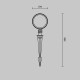 Maytoni-O495FL-L25B3K - Core - Outdoor Black LED Spike Spot IP65