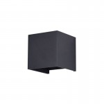 Fulton - LED Square Black Up&Down Wall Lamp Fulton - LED Square Black Up&Down Wall Lamp