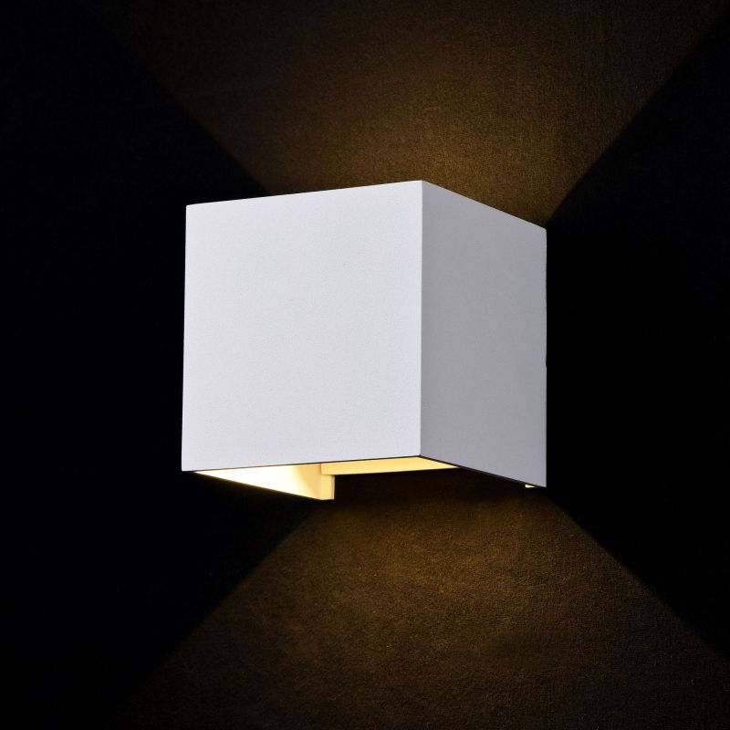 Maytoni-O572WL-L6W - Fulton - LED Square White Up&Down Wall Lamp