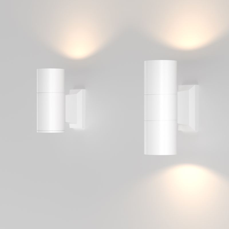 Maytoni-O574WL-01W - Bowery - Outdoor White Single Wall Lamp