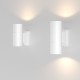 Maytoni-O574WL-02W - Bowery - Outdoor White Up&Down Wall Lamp