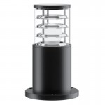 Bronx - Outdoor Black & Clear Glass Small Bollard Bronx - Outdoor Black & Clear Glass Small Bollard