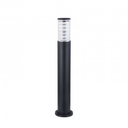 Bronx - Outdoor Black Bollard with Clear Diffuser Bronx - Outdoor Black Bollard with Clear Diffuser