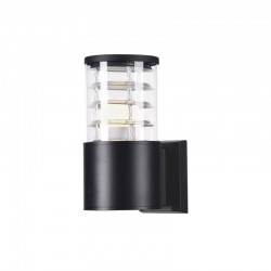 Bronx - Outdoor Black Wall Lamp with Clear Diffuser Bronx - Outdoor Black Wall Lamp with Clear Diffuser