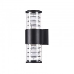 Bronx - Outdoor Black Up & Down Wall Lamp with Clear Diffuser Bronx - Outdoor Black Up & Down Wall Lamp with Clear Diffuser