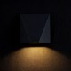 Maytoni-O577WL-L5B - Beekman - Outdoor Black Single LED Wall Lamp