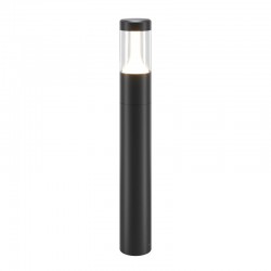 Koln - Outdoor Black LED Bollard with Clear Diffuser