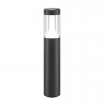 Koln - Outdoor Black LED Bollard with Clear Diffuser